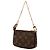 Louis Vuitton Brown Monogram Mini Pochette Accessoires Marrone - vista 2