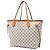 Louis Vuitton White Damier Azur Neverfull MM Weiß - Ansicht 2