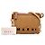 Borsa a tracolla Marni in rafia marrone con logo - vista 7