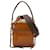 Mini borsa a secchiello Roy in vernice marrone Chloé Caramello