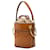 Mini borsa a secchiello Roy in vernice marrone Chloé Caramello - vista 2