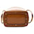 Mini borsa a secchiello Roy in vernice marrone Chloé Caramello - vista 3