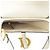 Sac Saddle Dior en veau grainé blanc - vue 4