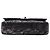 Chanel Black Medium Classic Metallic Goatskin and Lace Double Flap Nero - vista 3