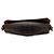 Céline Celine Brown Triomphe Coated Canvas Logo Triangle Crossbody Marrone Marrone scuro - vista 3