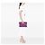 Clutch Prada in Nappa plissettata viola Porpora - vista 6