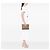 Clutch Gucci in tela GG beige - vista 7