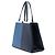 Fendi Blue Large Bicolor Vitello Elite 3Jours Tote Blau - Ansicht 2