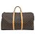 Borsa Boston Louis Vuitton Monogram Keepall 55cm Marrone