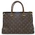 Borsa Louis Vuitton Monogram Pallas Marrone Nero - vista 2