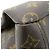 Borsa Louis Vuitton Monogram Pallas Marrone Nero - vista 3