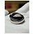 Anello Cartier Trinity Diamanti e Ceramica Nera Nero Bianco Silver hardware - vista 3