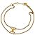Céline Bracciale Celine Triomphe Suspender placcato oro D'oro