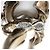 Orecchini a clip Chanel argentati con strass Argento - vista 4