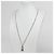 Collana Chanel in strass argentata con design a gatto e logo Coco Mark Argento - vista 5