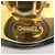 Brincos de pressão Chanel em preto e dourado - vista 5