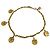 Collana Chanel placcata oro con moneta Coco Mark D'oro