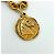 Collana Chanel placcata oro con moneta Coco Mark D'oro - vista 4