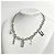 Bamboo Collar Gucci chapado en plata con dijes - vista 4
