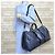 Louis Vuitton Keepall 55 Bandoulière Damier Graphite Boston Bag Marrone Nero - vista 2