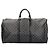 Louis Vuitton Keepall 55 Bandoulière Damier Graphite Boston Bag Marrone Nero - vista 3