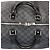 Louis Vuitton Keepall 55 Bandoulière Damier Graphite Boston Bag Marrone Nero - vista 9