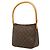 Borsa a tracolla Louis Vuitton Monogram Looping MM Marrone - vista 2