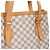 Borsa Tote Louis Vuitton Hampstead MM Damier Azur Bianco - vista 14