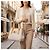 Borsa Tote Louis Vuitton Hampstead MM Damier Azur Bianco - vista 16