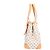 Borsa Tote Louis Vuitton Hampstead MM Damier Azur Bianco - vista 4