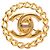 Spilla Vintage Chanel Coco Mark Turnlock Chain Motif D'oro