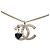 Collier pendentif cœur Chanel Coco Mark Doré