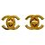 Orecchini a clip Chanel dorati con logo Coco D'oro