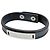 Bracciale Rigido Louis Vuitton Pruitt Nero Blu navy