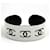 Bangles Chanel in plastica bianca Bianco - vista 2