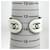Bangles Chanel in plastica bianca Bianco - vista 5