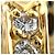 Gemelli Cartier Maillon Panthère in oro giallo 18K con diamanti - vista 2