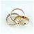Cartier Trinity Ring 18K Gold Rosa Weiß und Gelb - Ansicht 3