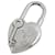 Hermès Hermes Bag Charm Viviride Heart Pendant Silvery  - view 1
