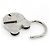 Charm per borsa Chanel Silver Argento - vista 3