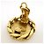 Orecchini a clip Chanel placcati oro con strass D'oro - vista 3