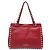 BORSA A MANO VALENTINO ROCKSTUD IW2B0037BOL IN PELLE ROSSA BORSA A TRACCOLLA - vista 2