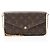 Louis Vuitton Monogram Canvas Felicie Pochette Braun