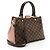 Louis Vuitton Damier Ebene Brittany Satchel Tasche Braun - Ansicht 2