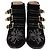 Stivaletti Chloé Susanna con borchie in velluto nero - vista 2