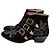 Stivaletti Chloé Susanna con borchie in velluto nero - vista 4