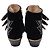 Stivaletti Chloé Susanna con borchie in velluto nero - vista 5