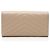 Portefeuille Monogramme Saint Laurent Matelassé Grain de Poudre Marron Beige - vue 3