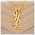 Portefeuille Monogramme Saint Laurent Matelassé Grain de Poudre Marron Beige - vue 7