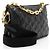 Borsa a tracolla Coussin PM in pelle di agnello con Monogram in rilievo Louis Vuitton Nero - vista 2